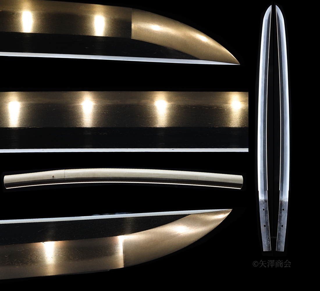 切先伸び心、淡く映りたち、物打ち柾ががる大磨り上げ無銘古刀 鑑定に期待 白鞘入り 刃渡り51.0cm 反り0.6cm