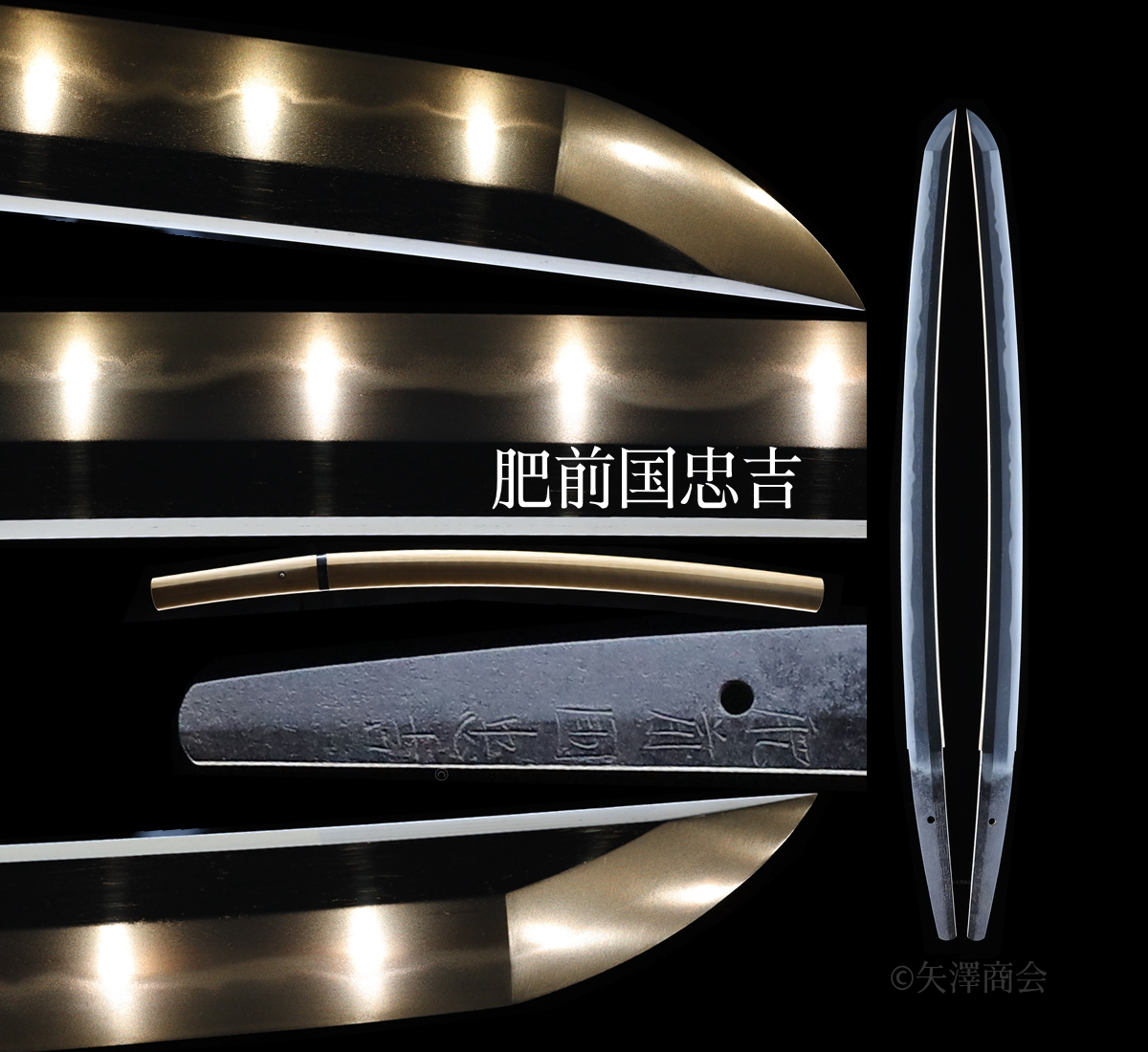 委託販売(価格お問い合わせ) 無鑑現状販売 肥前国忠吉 白鞘入り 刃渡り一尺七寸六分 反り四分 鑑定に期待