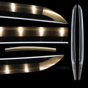 匂口深い上出来美刀 鑑定に期待 白鞘入り 刃渡り37.8cm 反り0.8cm